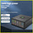 868H USB Charger Station Multi Port Desktop PD 160W Fast Charging Hub Wall Block with LCD Display - US Standard - 3