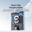 ESSAGER Max 18W Fast Charging USB Wall Charger Travel Power Adapter - Black  /  US Plug - 6