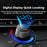 ESSAGER PD 36W Aluminum Alloy Fast Charging Car Charger Dual QC3.0 Digital Display Power Adapter - Grey - 4