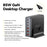 ESSAGER 85W GaN Desktop Charger 3 Type-C + 3 USB-A Multi Device Fast Charging Power Adapter - Black  /  US Plug - 2
