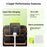 WEKOME WP-U45 65W GaN Charger Fast Charging Power Adapter with Multiple Ports - Green  /  EU Plug - 3