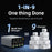 WLX-M3 9 in 1 80W GaN Charging Station PD QC Fast Charger Desktop Hub with Wireless Charger - US Plug - 5