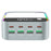 WLX-M8 120W Desktop Charging Station 8 Ports GaN USB C PD 100W Fast Charger Adapter - US Plug - 2