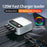 WLX-M8 120W Desktop Charging Station 8 Ports GaN USB C PD 100W Fast Charger Adapter - US Plug - 3