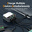 WLX-M8 120W Desktop Charging Station 8 Ports GaN USB C PD 100W Fast Charger Adapter - US Plug - 5