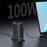 520W GaN Charger Type-C + USB-A 8 Ports Digital Display Desktop Fast Charging Station for Laptop Phone - Gunmetal  /  EU Plug - 7