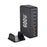 600W GaN Desktop Charger Type-C + USB-A 8-Port Fast Charging Station for Laptops Tablets Smartphones - Black  /  EU Plug - 2