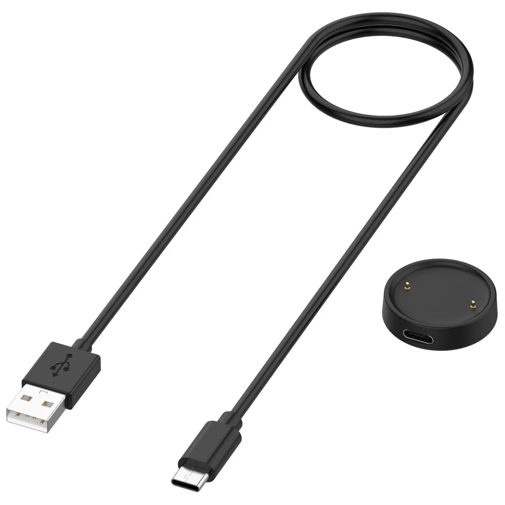 For Huami Amazfit Active 2/Bip 6 Smart Watch Magnetic Charging Dock with 100cm Type-C Charging Cable - 1