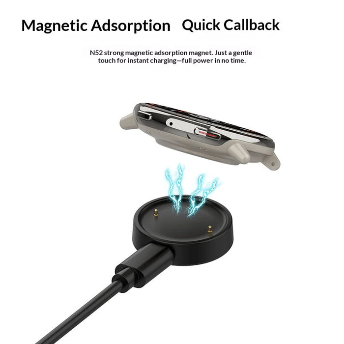 For Huami Amazfit Active 2/Bip 6 Smart Watch Magnetic Charging Dock with 100cm Type-C Charging Cable - 4