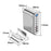 600W Desktop PD Fast Charger Station Digital Display Multi-Port GaN Power Adapter with Desk Stand - Silver/US Plug - 3