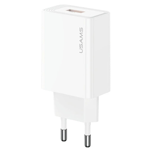 USAMS CC326 T69 Single USB Charger 2.1A Fast Charging Power Adapter Wide Voltage, EU Plug - 1