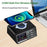 WLX-X9D 8-Port Multi-function 110W Fast Charging Station with Digital Display Wireless Charger - US Plug - 3