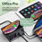 WLX-X9D 8-Port Multi-function 110W Fast Charging Station with Digital Display Wireless Charger - US Plug - 4