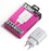 WEKOME WP-U101 33W Fast Charger Portable USB-A + Type-C Dual Port Power Adapter, EU Plug - White - 3