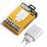 WEKOME WP-U102 65W GaN Fast Charger USB-A + 2 Type-C Power Adapter for Smartphone / Laptop / Tablet, EU Plug - White - 3