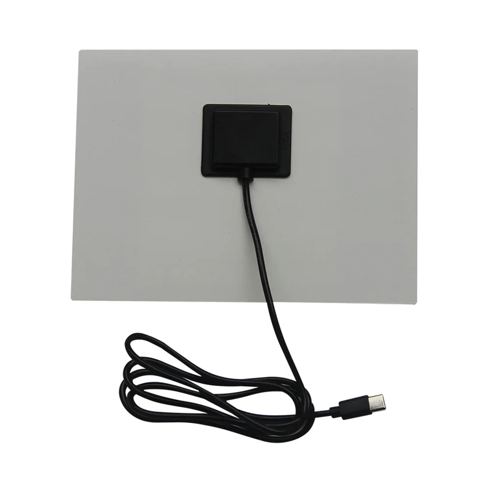 3W 5V Solar Charging Panel Type-C Solar Power Supply for 3.7V-5V Battery Charging, Security Monitoring Devices - White - 2