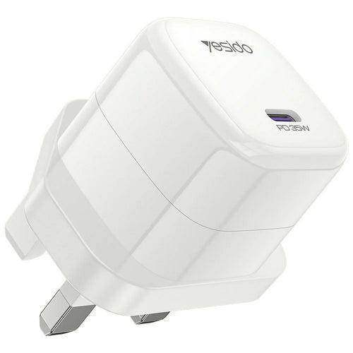 YESIDO YC149 PD 35W Travel Charger Adapter Single Port Type-C Fast Charging Adapter - UK Plug - 1