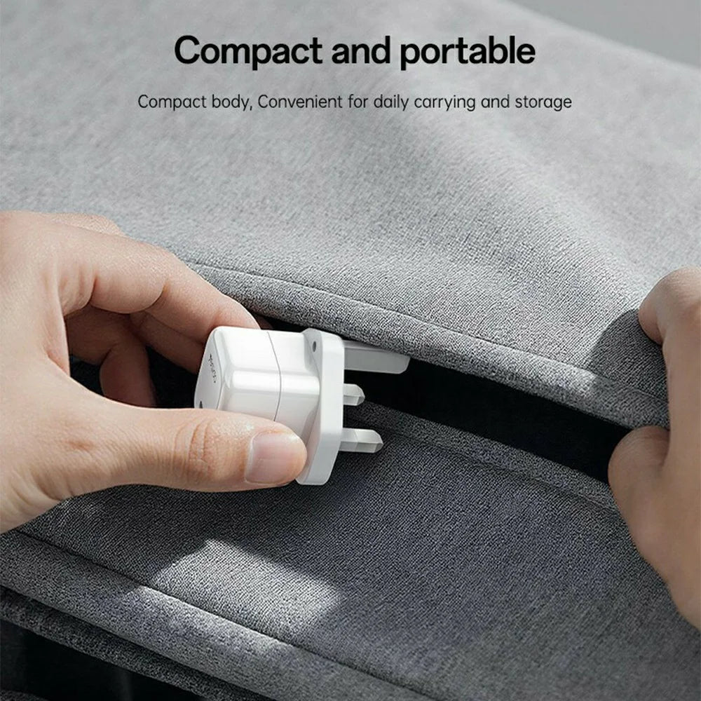 YESIDO YC149 PD 35W Travel Charger Adapter Single Port Type-C Fast Charging Adapter - UK Plug - 5