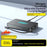WLX-60A 8 in 1 Multi-Port Desktop Charging Station with Retractable USB-C Cable 100W GaN Fast Charger for Phones/Laptops - US Plug - 2
