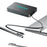 WLX-60A 8 in 1 Multi-Port Desktop Charging Station with Retractable USB-C Cable 100W GaN Fast Charger for Phones/Laptops - US Plug - 3
