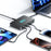 WLX-60A 8 in 1 Multi-Port Desktop Charging Station with Retractable USB-C Cable 100W GaN Fast Charger for Phones/Laptops - US Plug - 5