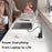 MCDODO CH-0992 UK Plug 45W Fast Charging Adapter Dual USB-C GaN Charger for iPhone iPad MacBook Samsung - Black - 5