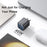 MCDODO CH-1022 US Plug 45W Fast Charging Adapter Dual USB-C GaN Charger for iPhone iPad MacBook Samsung - Black - 5