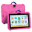C8 Q88 Series 1+16GB 7 Inch HD Screen Android Kids Learning Tablet PC Dual Camera Educational Tablet with Stand Case, WiFi Version  /  EU Plug - Pink - 1