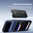 ESSAGER US Plug 65W GaN Ultra Thin Travel Charger USB-C + USB-A Fast Charging Adapter for MacBook iPhone iPad - Black - 4