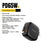 ESSAGER US Plug 65W Fast Charging GaN Travel Charger Type-C + USB-A Power Adapter with Retractable Cable - Black - 2