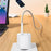 YESIDO YC105 EU Plug PD 20W USB-C Fast Charging Adapter Wall Charger with 1m Type-C Cable for iPhone iPad - White - 6