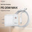 YESIDO YC18U US Plug PD 20W USB-C Fast Charging Adapter Wall Charger with 1m Type-C Cable for iPhone iPad - White - 2