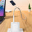 YESIDO YC18U US Plug PD 20W USB-C Fast Charging Adapter Wall Charger with 1m Type-C Cable for iPhone iPad - White - 6