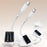 YESIDO YC18U US Plug PD 20W USB-C Fast Charging Adapter Wall Charger with 1m Type-C Cable for iPhone iPad - White - 7