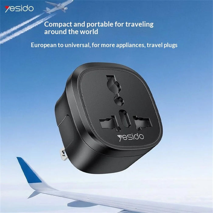 YESIDO MC45 US  /  AU Plug to Universal Socket Global Travel Charge Adapter 10A 100V-250V Converter - 4