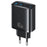 USAMS CC330 T70 2 USB-A + 2 USB-C 4-Port GaN Power Adapter 20W Fast Charger, EU Plug - Black - 2