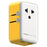 MOMAX UA32 1-World Pocket 25W GaN Global Travel Adapter 4-Port 1-Outlet Universal Wall Charger Adapter - Yellow - 1