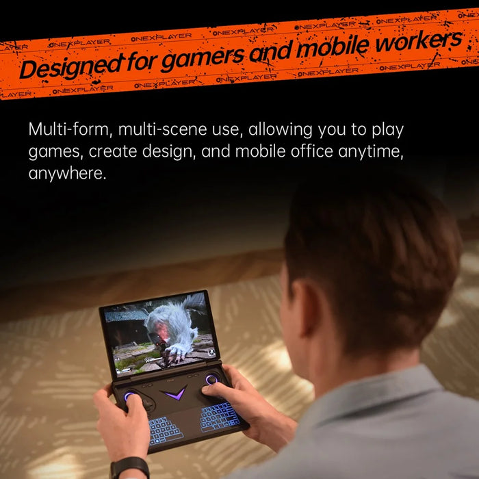 ONE XPLAYER G1 Mini Gaming Laptop 8.8 Inch AMD AI 9 HX 370 32GB+2TB Handheld PC Touchscreen Tablet - EU Plug - 2