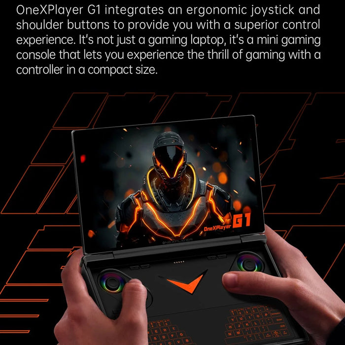 For ONEXPLAYER G1 8.8 Inch Handheld Gaming Laptop AMD Ryzen AI 9 HX-370 32GB+1TB 144Hz Touchscreen Tablet - EU Plug - 3