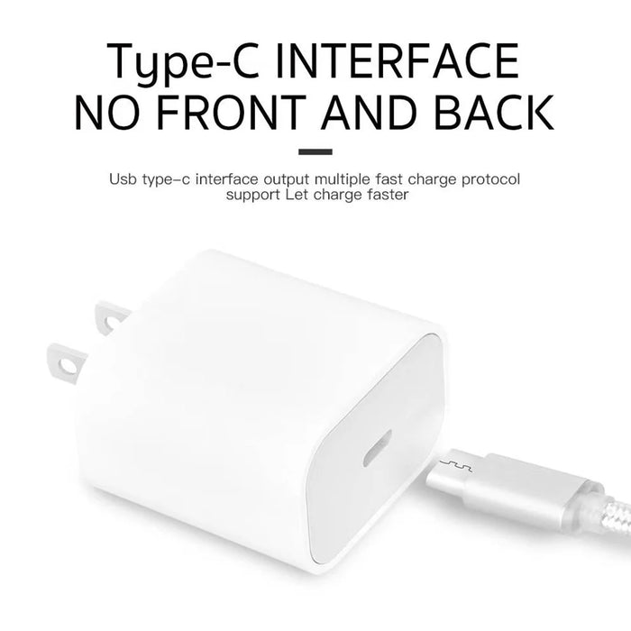 COTECI CS5192 PD 20W Fast Charger Type-C Power Adapter - US Plug - 2
