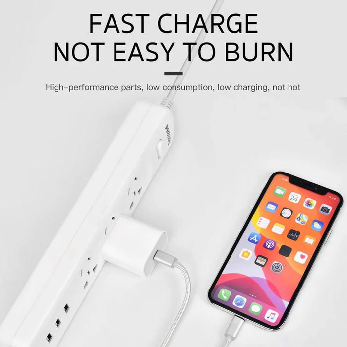 COTECI CS5192 PD 20W Fast Charger Type-C Power Adapter - US Plug - 6