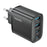 TOOCKI TC53402 40W GaN Fast Charger 4-Port 2 USB-C 2 USB-A 20W PD Quick Charging Power Adapter - Black  /  EU Plug - 1
