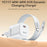 YESIDO YC117 40-60W USB-C GaN Charger with USB-C Cable Clear Dual-Color AVS DPS PPS Dynamic Fast Charging Adapter for Phone Tablet Laptop - Orange - 7