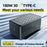 WLX-268E 30-Port USB-C Charging Station Portable 12W Desktop Multi-Port Charger Hub for Phone Tablet - US Plug - 3