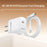 YESIDO YC25U 60W GaN Charger AVS Dynamic Fast Charging Adapter + Type-C to Type-C Cable , US Plug - White - 2