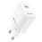 YESIDO YC115 USB-C GaN Charger 40-60W AVS Dynamic Power Adapter with Type-C to Type-C Cable, EU Plug - White - 1