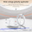 YESIDO YC115 USB-C GaN Charger 40-60W AVS Dynamic Power Adapter with Type-C to Type-C Cable, EU Plug - White - 6