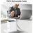 YESIDO YC123 70W GaN Fast Charger with TFT Display USB-C + USB-A Ports Built-In 70cm Retractable USB-C Cable, EU Plug - White - 7