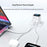 YESIDO YC162 GaN Charger 70W TFT Display Type-C + USB-A Adapter with 70cm Retractable Cable , UK Plug - White - 6
