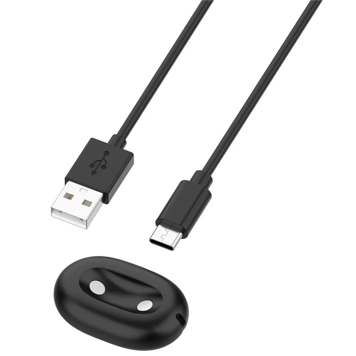 For Google Pixel Watch 4 41mm / 45mm USB-C Magnetic Detachable Charging Dock with Cable - Black - 3